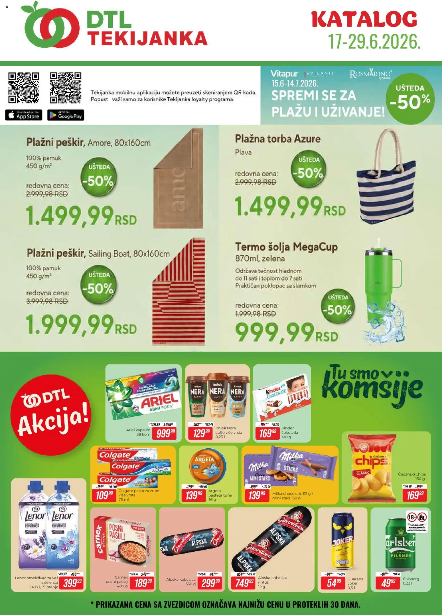 Pregled Tekijanka kataloga - važi od 17.06.2026