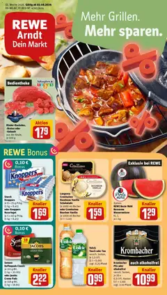 Vorschau von dem Prospekt des Geschäftes Rewe, gültig ab dem 03.08.2026