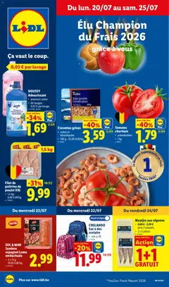 Prévisualisation de Folder week 30 du magasin Lidl formulaire valide 20/07/2026