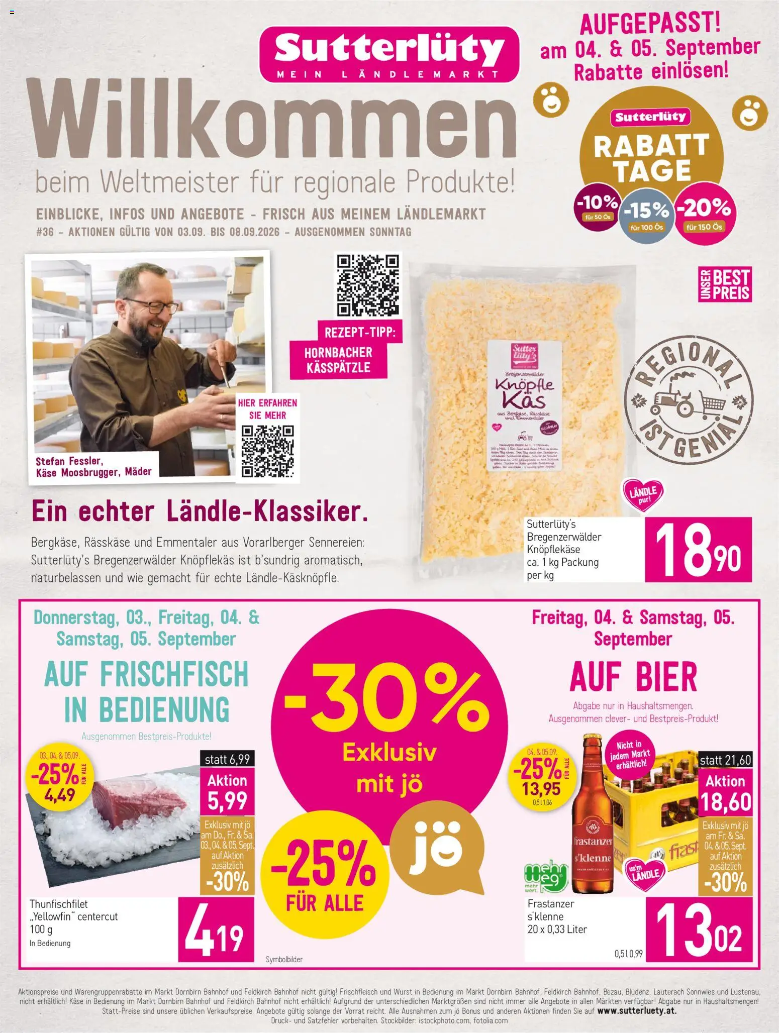 Vorschau der Angebote: Sutterlüty Sutterlüty Flugblatt gültig ab 03.09.2026