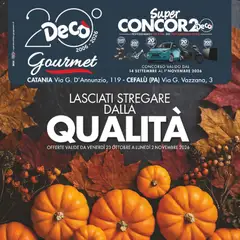 Anteprima dell'opuscolo Decò volantino Gourmet Sicilia dal negozio Decò valido da 23/10/2026