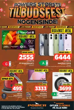 Eksempel på tilbudsavis Power - Tilbudsavis fra butik Power gyldig fra 30/07/2026