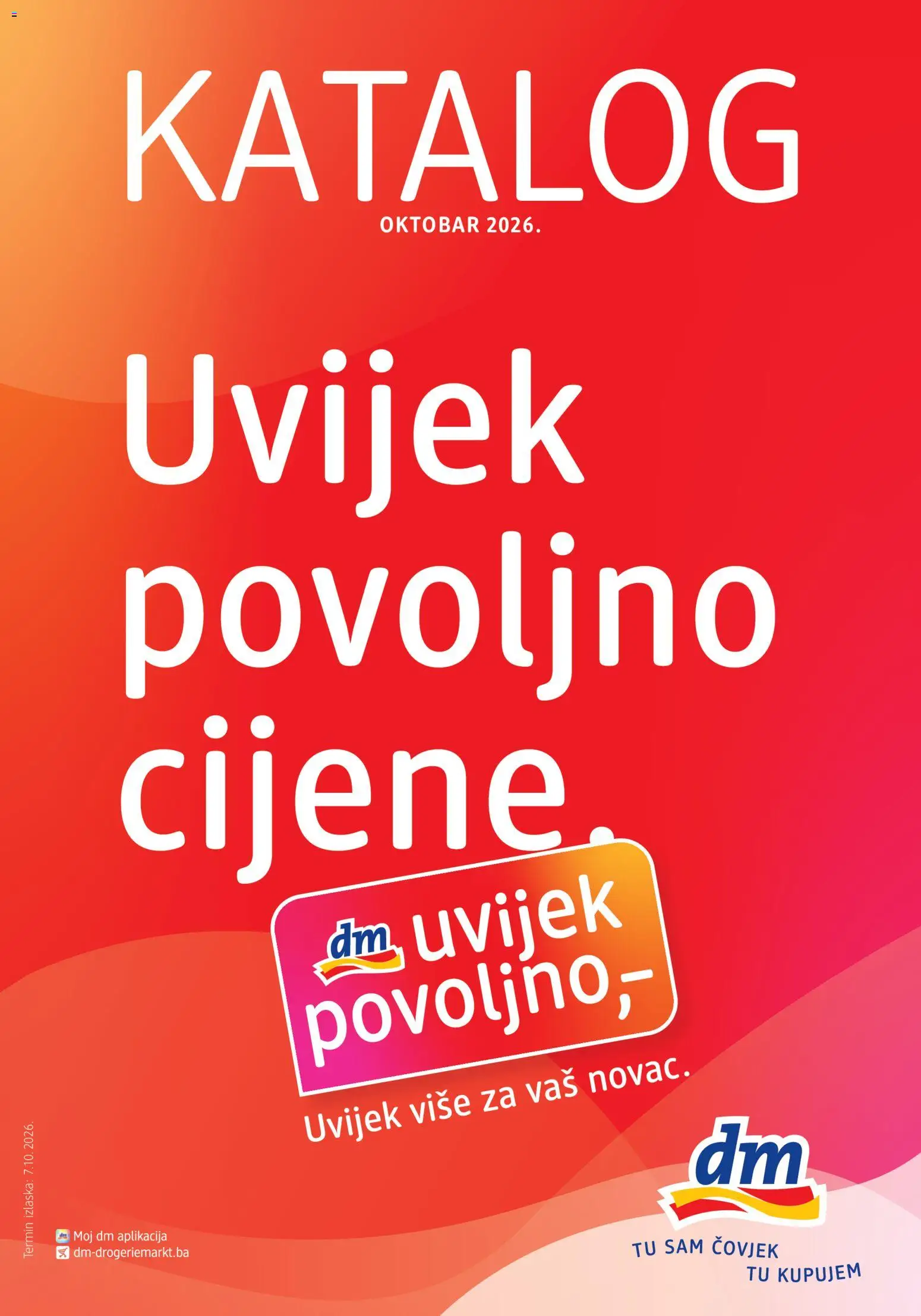 Pregled letka DM Drogerie katalog trgovine DM Drogerie vrijedi od 07.10.2026