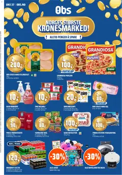 Forhåndsvis Coop Obs kundeavis fra butikk Coop Obs gyldig fra 07/09/2026