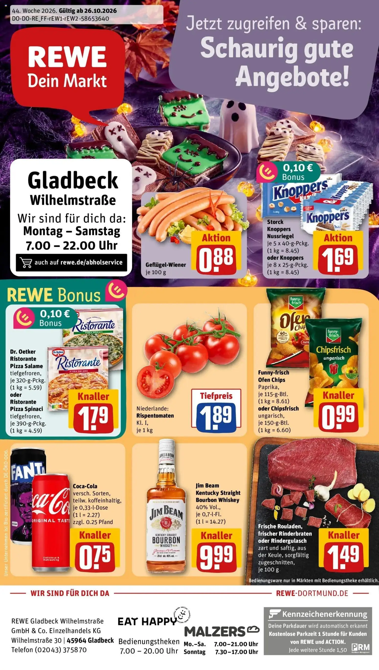 Vorschau von dem Prospekt des Geschäftes Rewe, gültig ab dem 26.10.2026