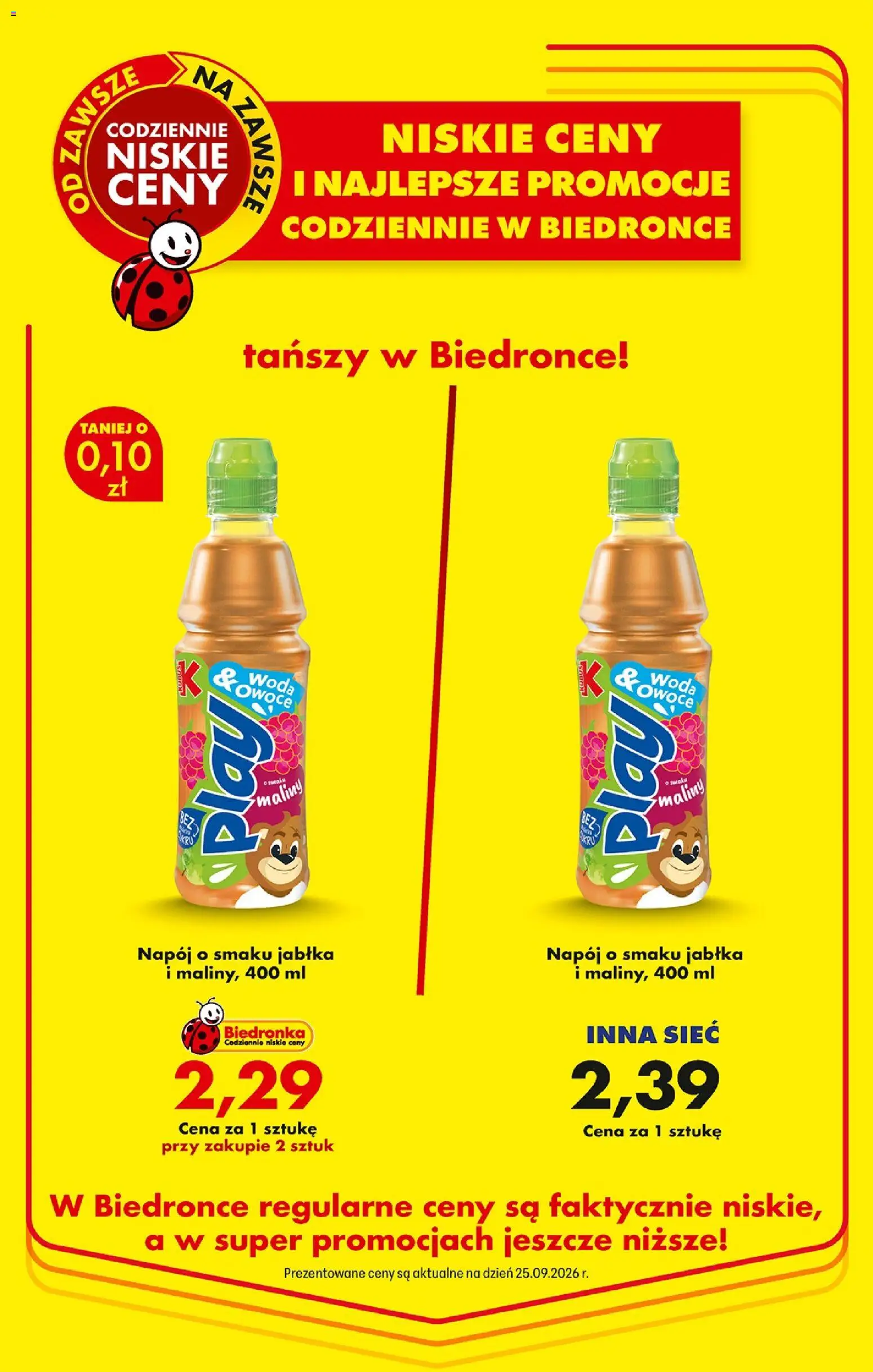 Pogląd gazetki "Biedronka gazetka od poniedziałku" ze sklepu Biedronka ważnej od 12.10.2026
