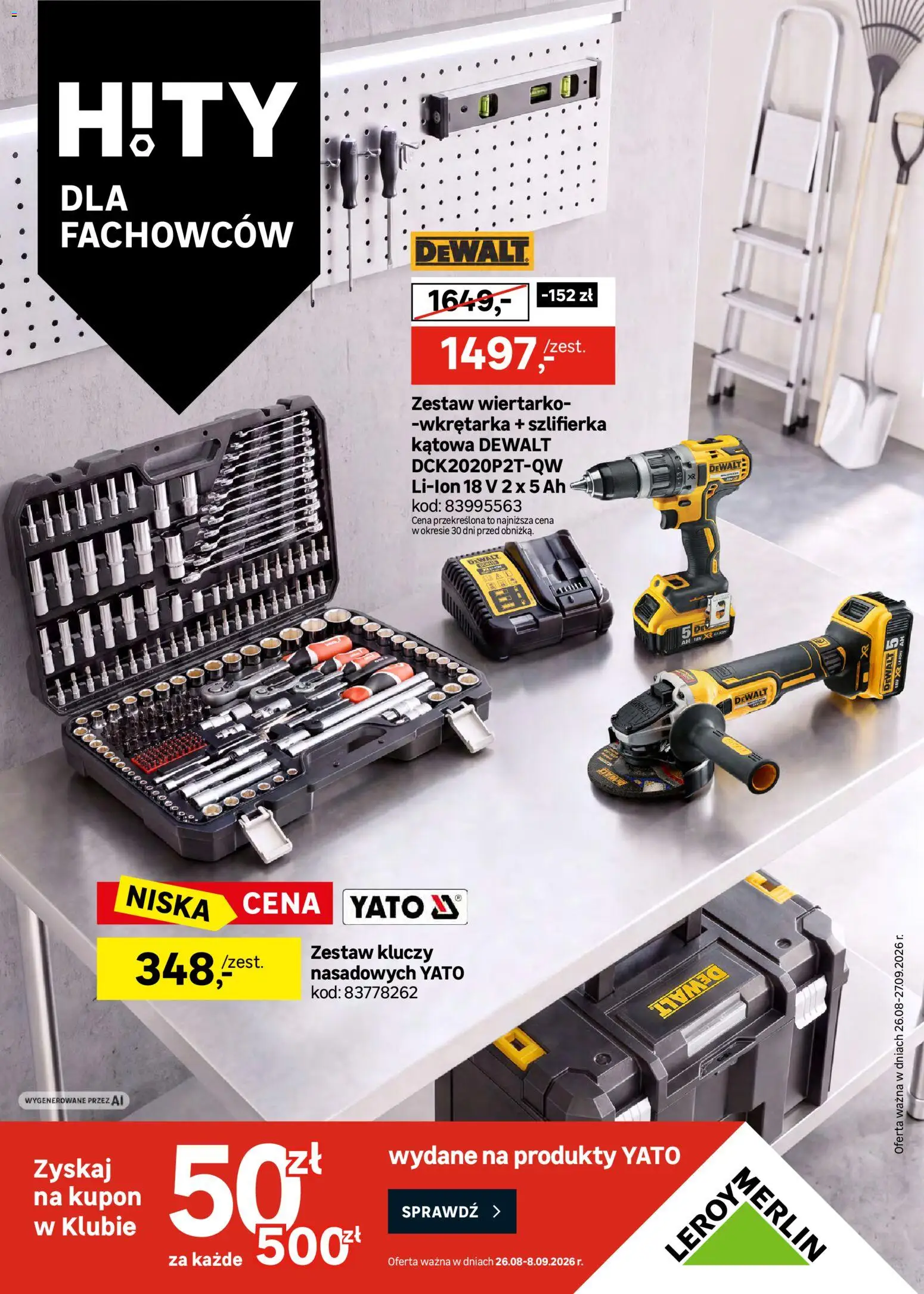 Pogląd gazetki "Leroy Merlin gazetka - Dla Fachowców" ze sklepu Leroy Merlin ważnej od 26.08.2026