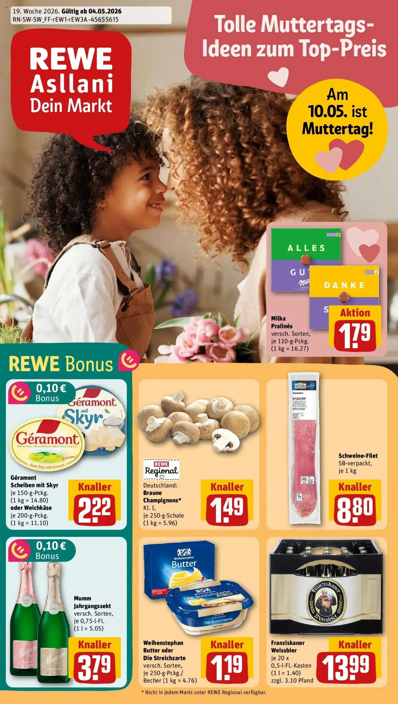 Vorschau von dem Prospekt des Geschäftes Rewe, gültig ab dem 04.05.2026