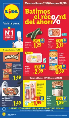 Vista previa del folleto de la tienda Lidl válido desde el 12/10/2026 