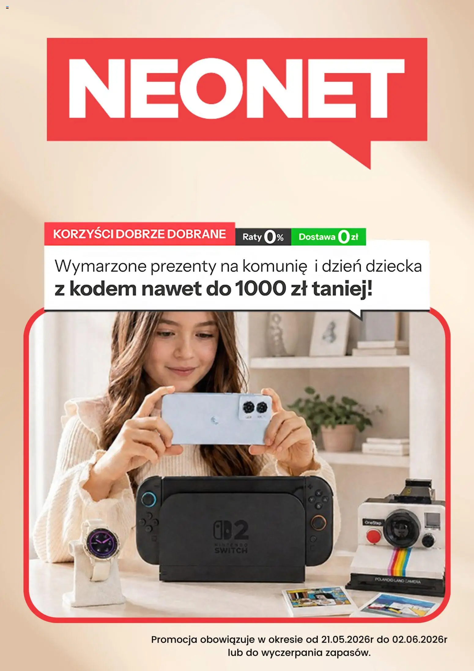 Pogląd gazetki "Neonet promocje" ze sklepu Neonet ważnej od 21.05.2026