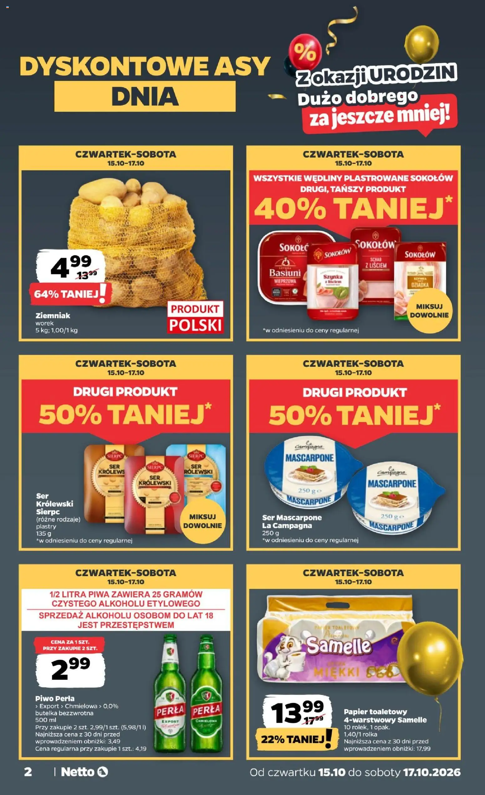 Pogląd gazetki "Netto gazetka od czwartku" ze sklepu Netto ważnej od 15.10.2026