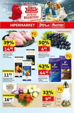Pogląd gazetki "Auchan gazetka - Hipermarket" ze sklepu Auchan ważnej od 22.10.2026