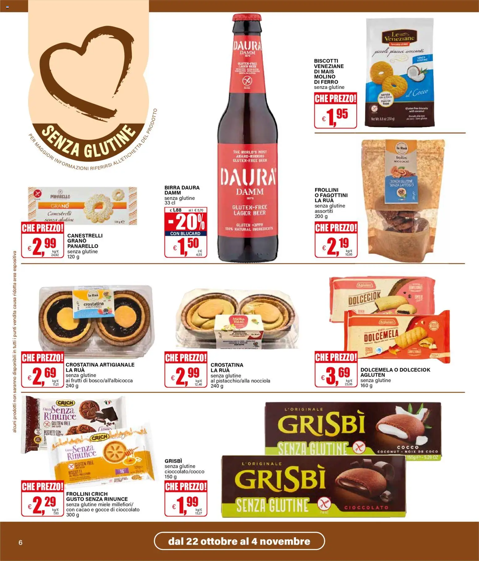 Anteprima dell'opuscolo Il Gigante volantino Diamo colore a nostro benessere dal negozio Il Gigante valido da 22/10/2026 - Biscotti, Miele, Birra, Ferro, Cocco, Cacao, Senza lattosio, Crostatine