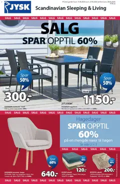 Forhåndsvis JYSK kundeavis fra butikk JYSK gyldig fra 15/06/2026
