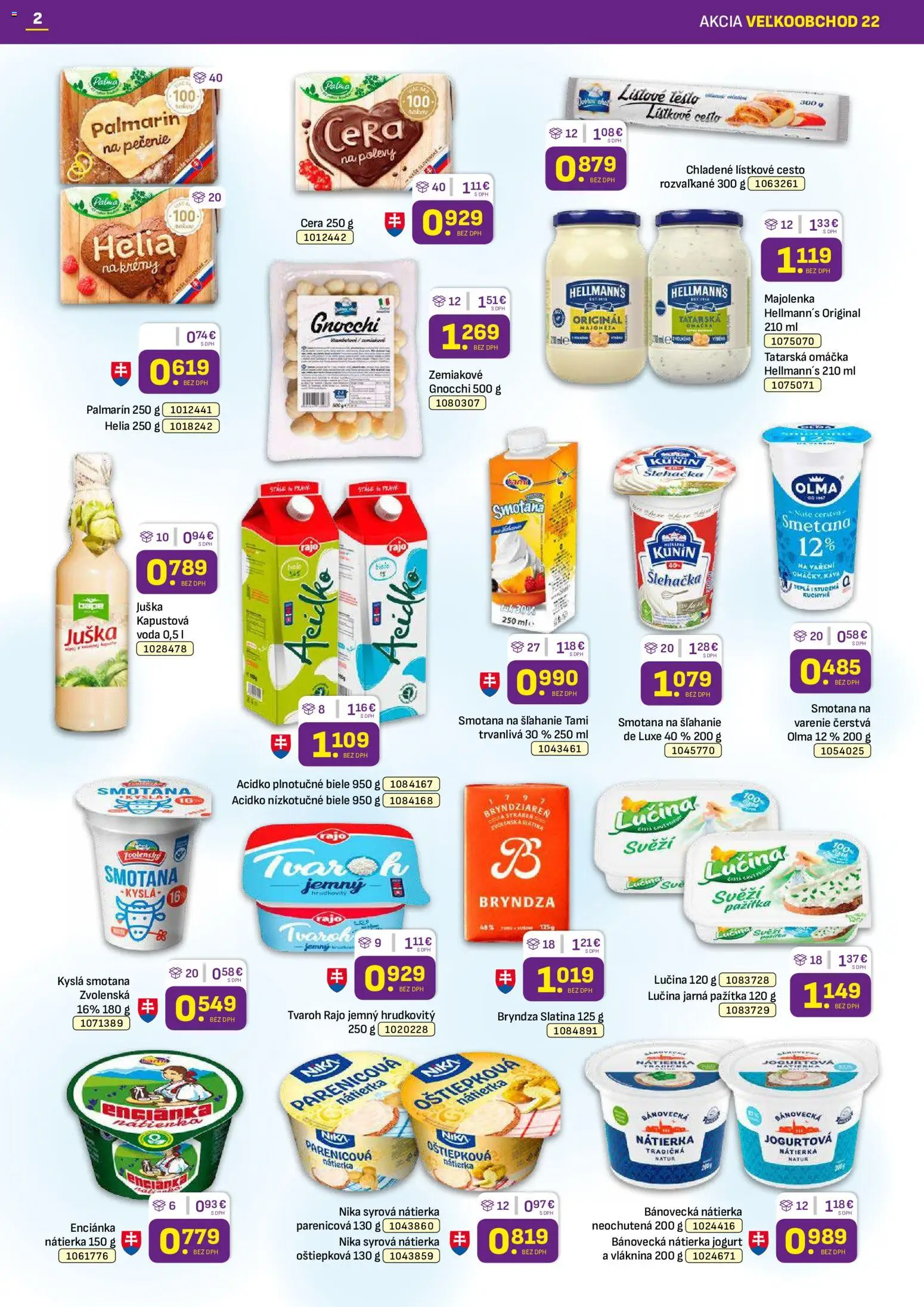 Náhľad Libex letáku platného od 02.11.2026 - Káva, Gnocchi, Tvaroh, Bryndza, Tatárska omáčka, Acidko, Palmarin, Pažítka