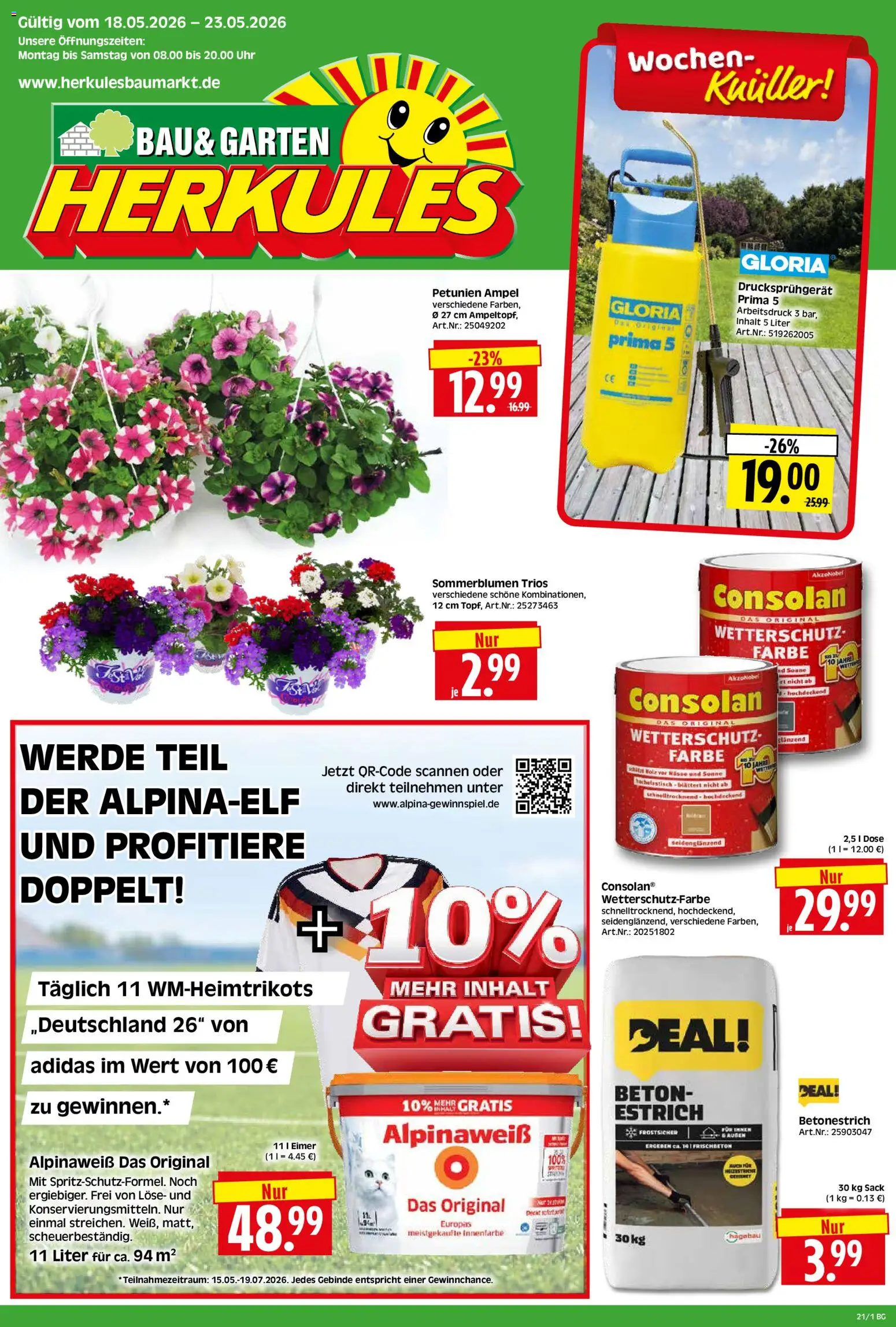 Vorschau von dem Prospekt des Geschäftes HERKULES, gültig ab dem 18.05.2026