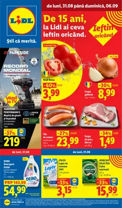 Previzualizarea de cataloage: Lidl Lidl Catalog valabil de la 31.08.2026