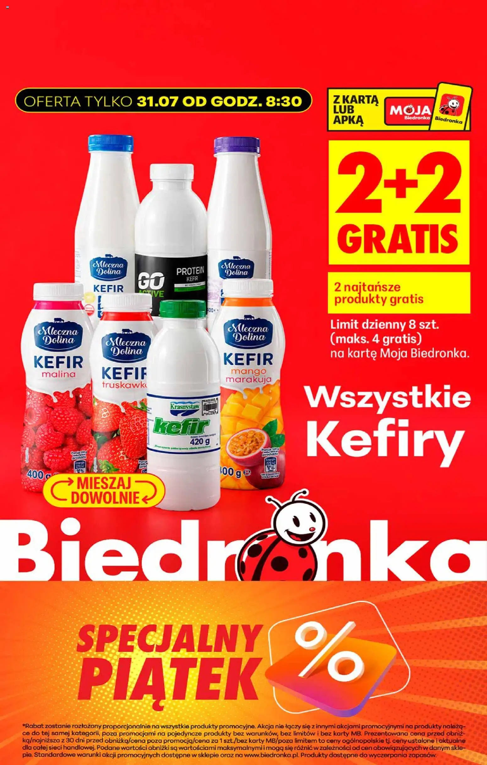 Pogląd gazetki "Biedronka gazetka - Okazje piątek" ze sklepu Biedronka ważnej od 31.07.2026