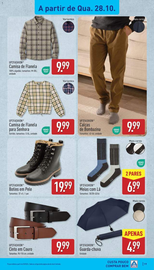 Novo folheto Aldi a partir de 26/10