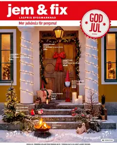 Förhandsgranska reklamblad Jem & Fix Jultidning 2026 från butik Jem & Fix gäller från 25/10/2026