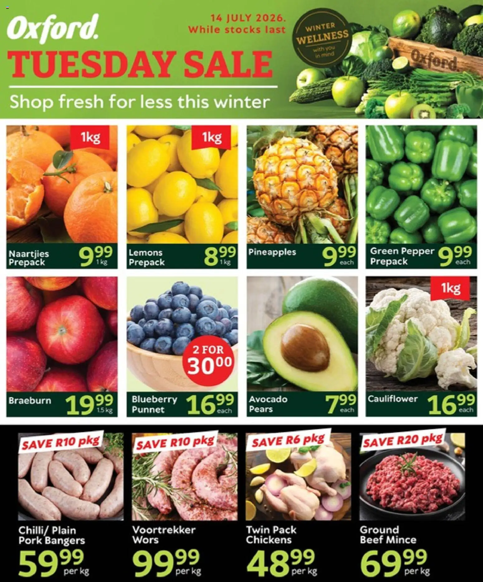 Preview of Oxford Freshmarket flyer valid from 14/07/2026
