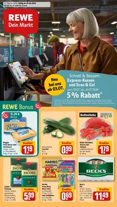 Vorschau von dem Prospekt des Geschäftes Rewe, gültig ab dem 28.06.2026