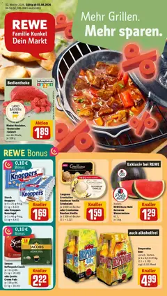 Vorschau von dem Prospekt des Geschäftes Rewe, gültig ab dem 03.08.2026
