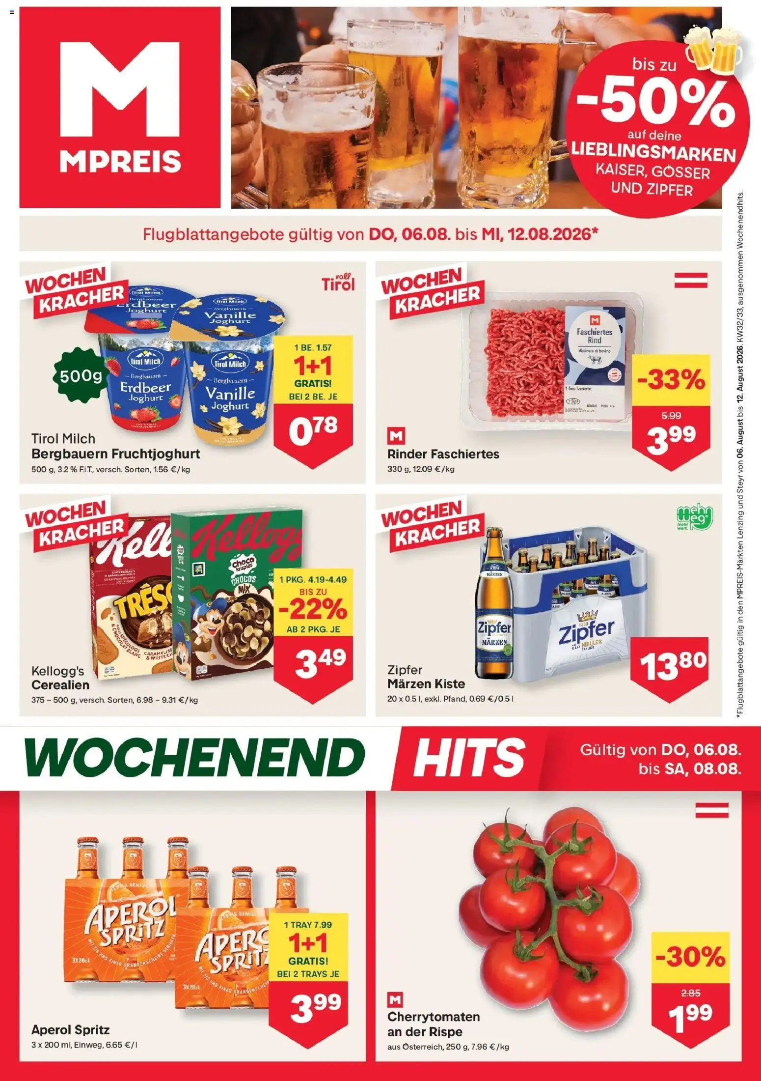 Vorschau der Angebote: MPREIS MPREIS Steyr gültig ab 06.08.2026
