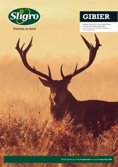 Voorbeeld van Sligro Publicité van winkel Sligro geldig vanaf 24/09/2026