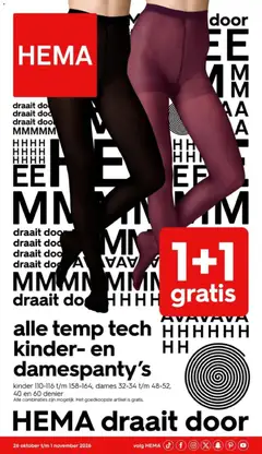 Voorbeeld van Hema folder van winkel Hema geldig vanaf 26-10-2026