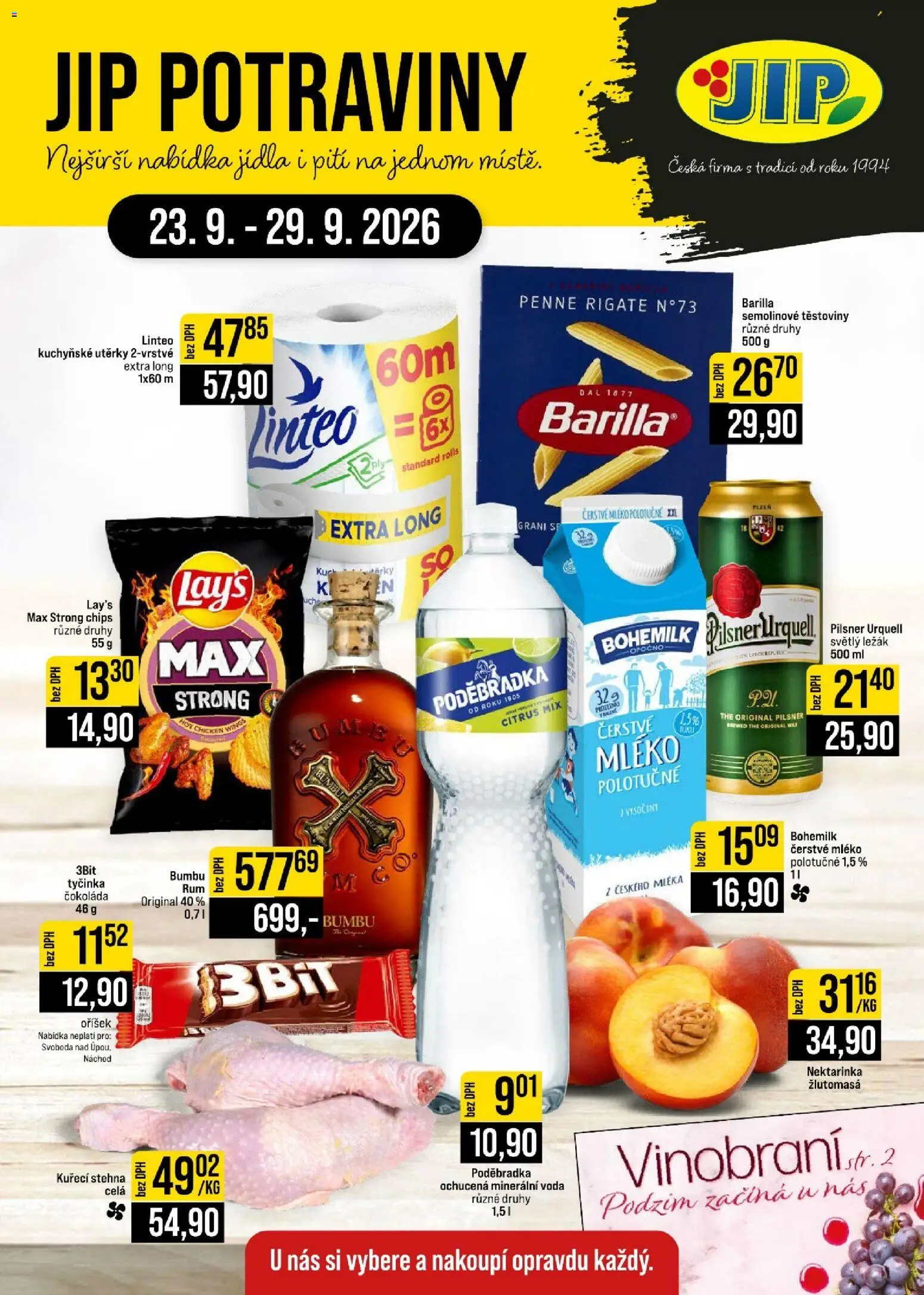 Náhled nabídky: Jip Jip leták - Cash & Carry platný od 23.09.2026