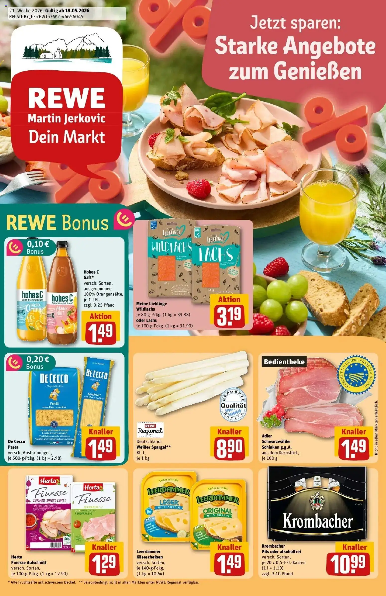 Vorschau von dem Prospekt des Geschäftes Rewe, gültig ab dem 17.05.2026