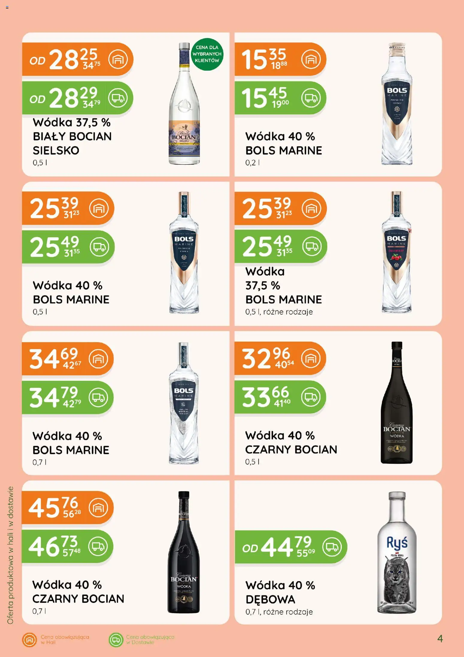 Pogląd gazetki "Eurocash gazetka - Katalog Alkoholowy" ze sklepu Eurocash ważnej od 01.10.2026 - Wódka, Bocian wódka, Wódka bols, Biały Bocian, Wódka Czarny bocian