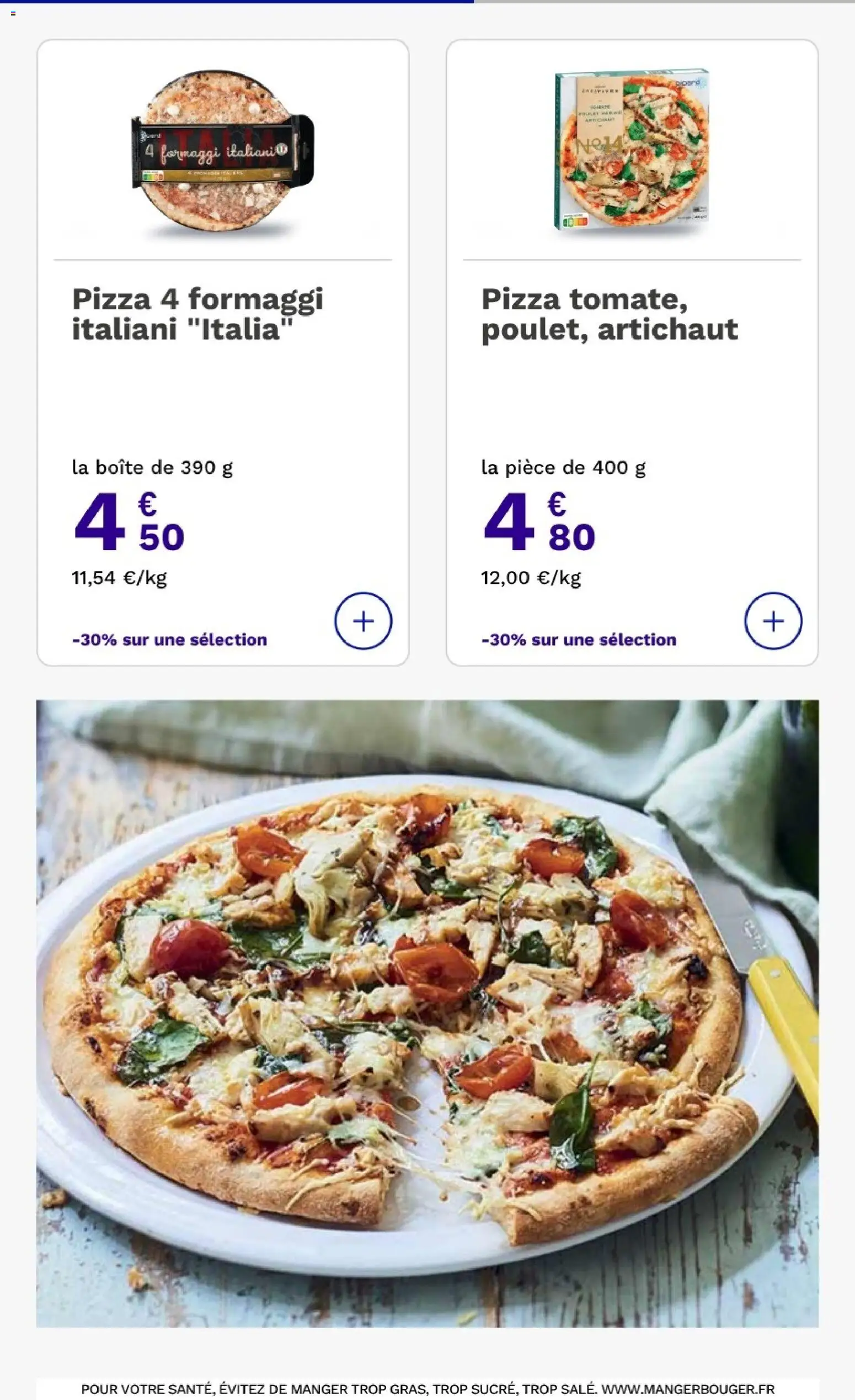Prévisualisation de Picard catalogue du magasin Picard formulaire valide 31/08/2026 - Pizza, Poulet, Artichaut