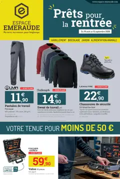 Prévisualisation de Espace Emeraude catalogue du magasin Espace Emeraude formulaire valide 19/08/2026