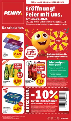 Vorschau der Angebote: Penny Markt Penny Markt Eröffnung in 1110 Wien gültig ab 13.05.2026