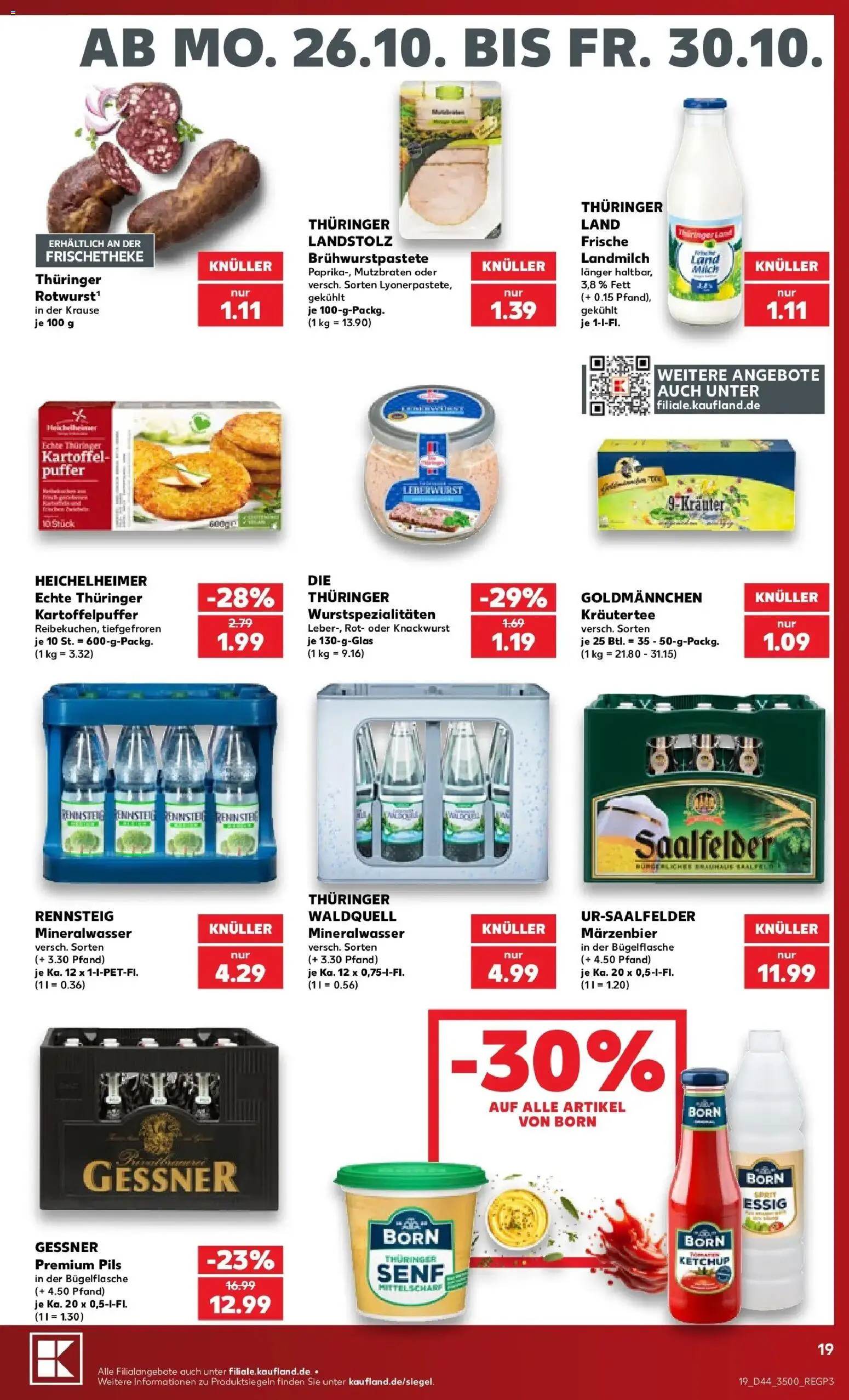 Vorschau von dem Prospekt des Geschäftes Kaufland, gültig ab dem 26.10.2026