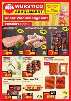 Vorschau der Angebote: Wurstico Abholmarkt Wurstico Abholmarkt Flugblatt gültig ab 25.06.2026