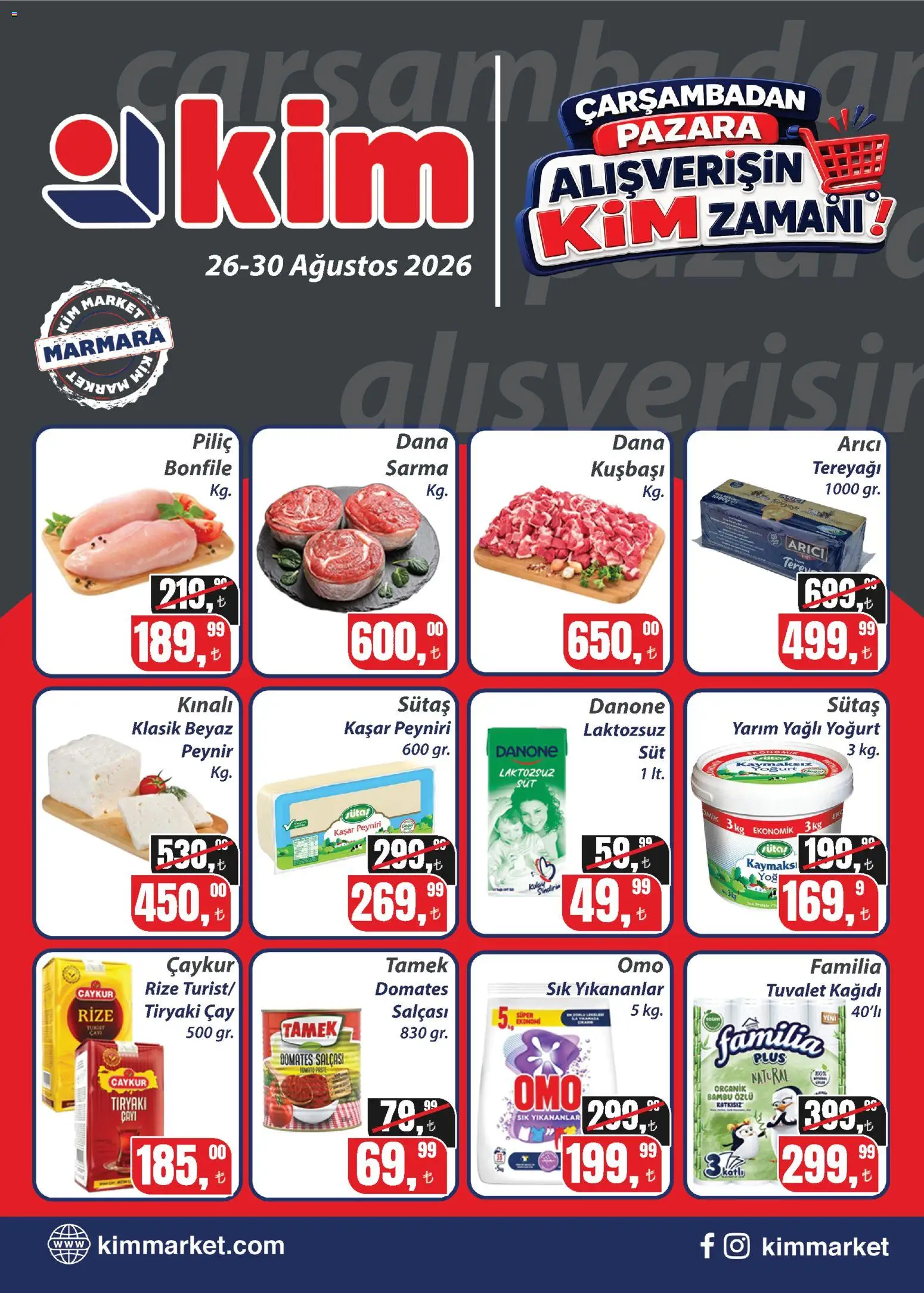 Kim Market Kim Market Katalog - Marmara Insert 26.08.2026 - Broşürünün önizlemesi