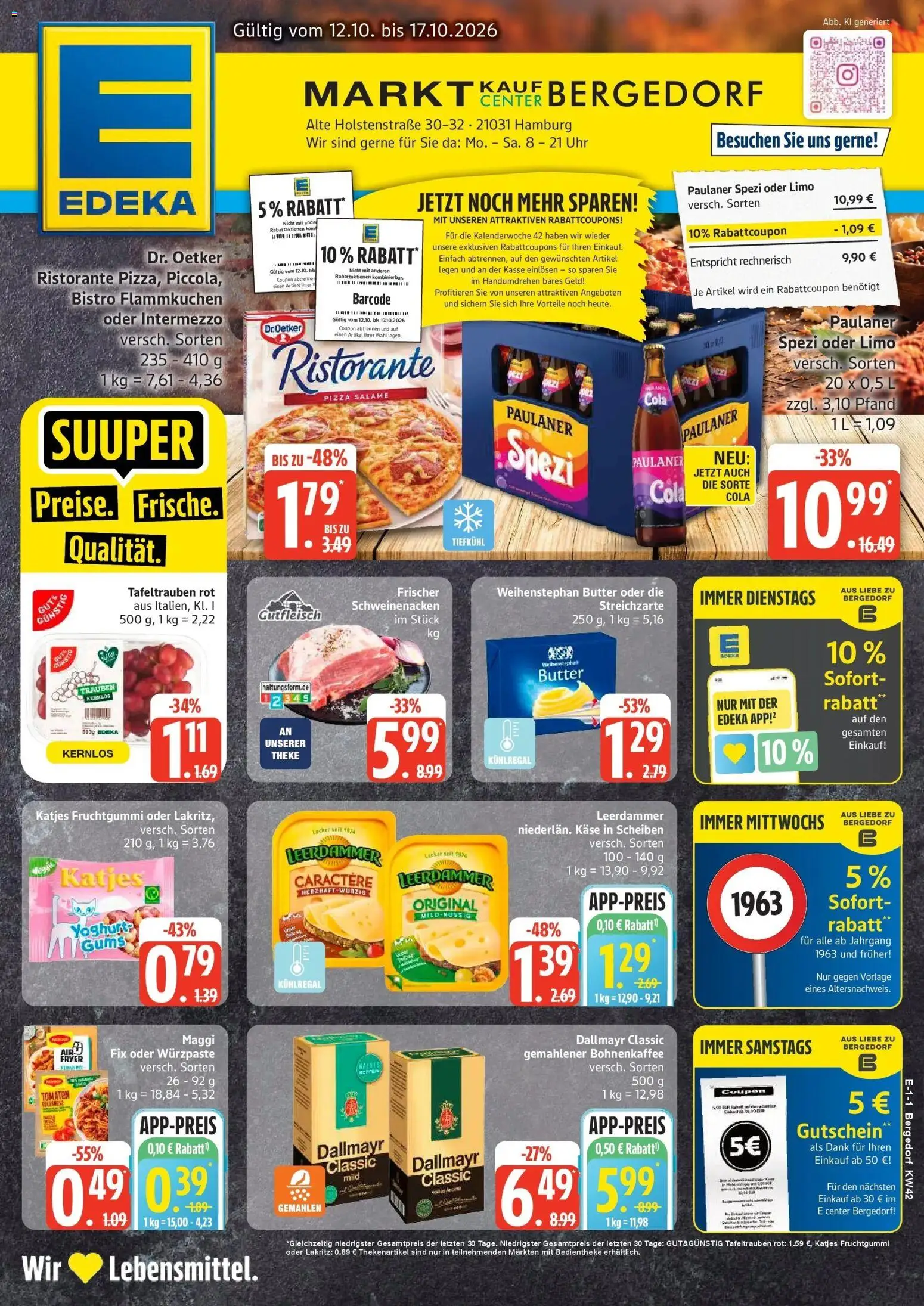 Vorschau von dem Prospekt des Geschäftes Marktkauf, gültig ab dem 12.10.2026
