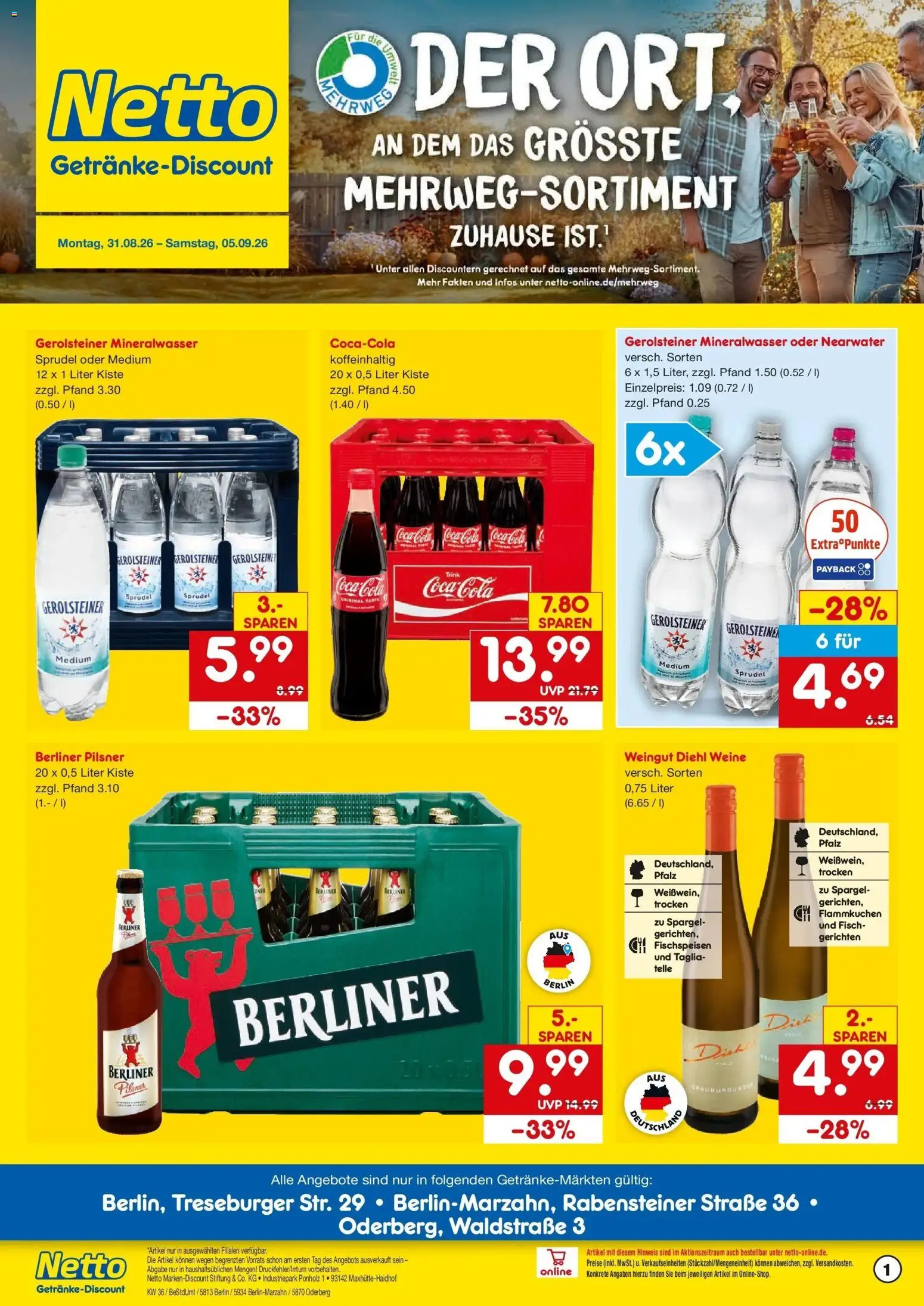 Vorschau von dem Prospekt des Geschäftes Netto Marken-Discount, gültig ab dem 31.08.2026