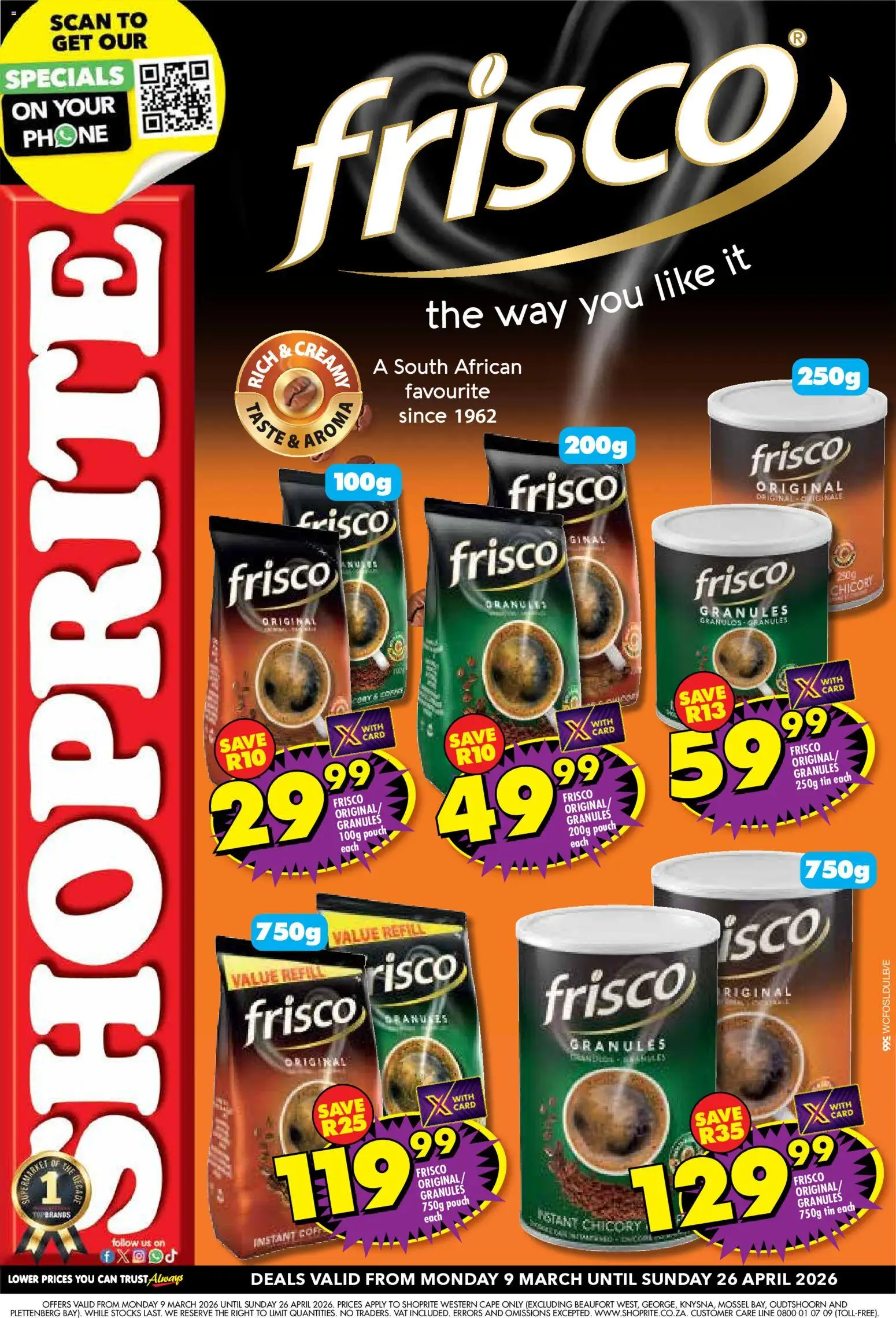 Preview of Shoprite flyer valid from 09/03/2026 - Phone, Frisco