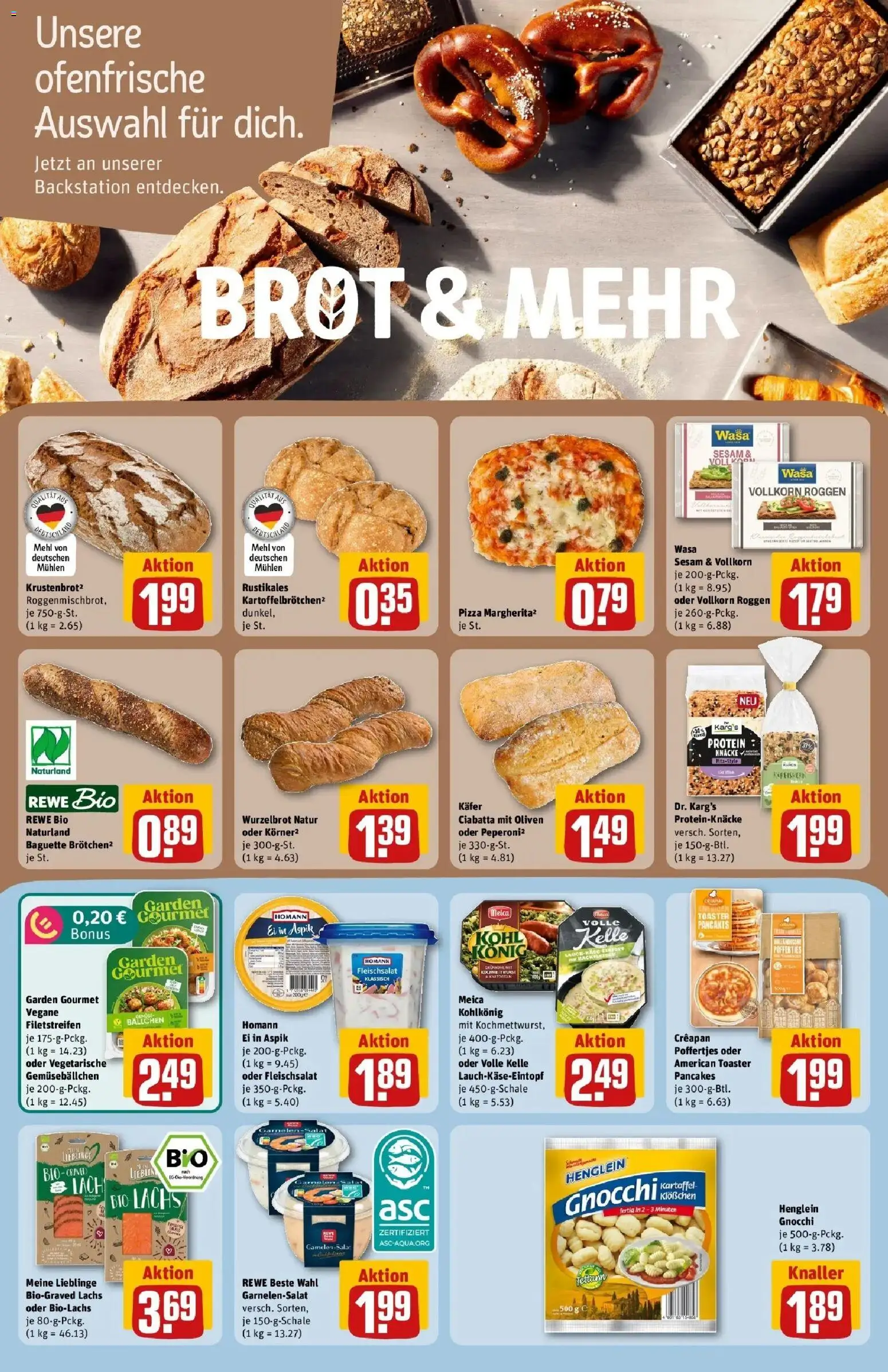 Vorschau von dem Prospekt des Geschäftes Rewe, gültig ab dem 26.10.2026