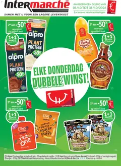Prévisualisation de Intermarché - De oktoberaanbeidingen met de Intermarché-kaart du magasin Intermarché formulaire valide 01/10/2026