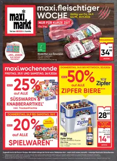 Vorschau der Angebote: Maximarkt Maximarkt Flugblatt gültig ab 24.09.2026