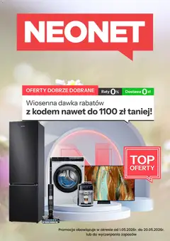 Pogląd gazetki " Neonet promocje" ze sklepu Neonet ważnej od 01.05.2026