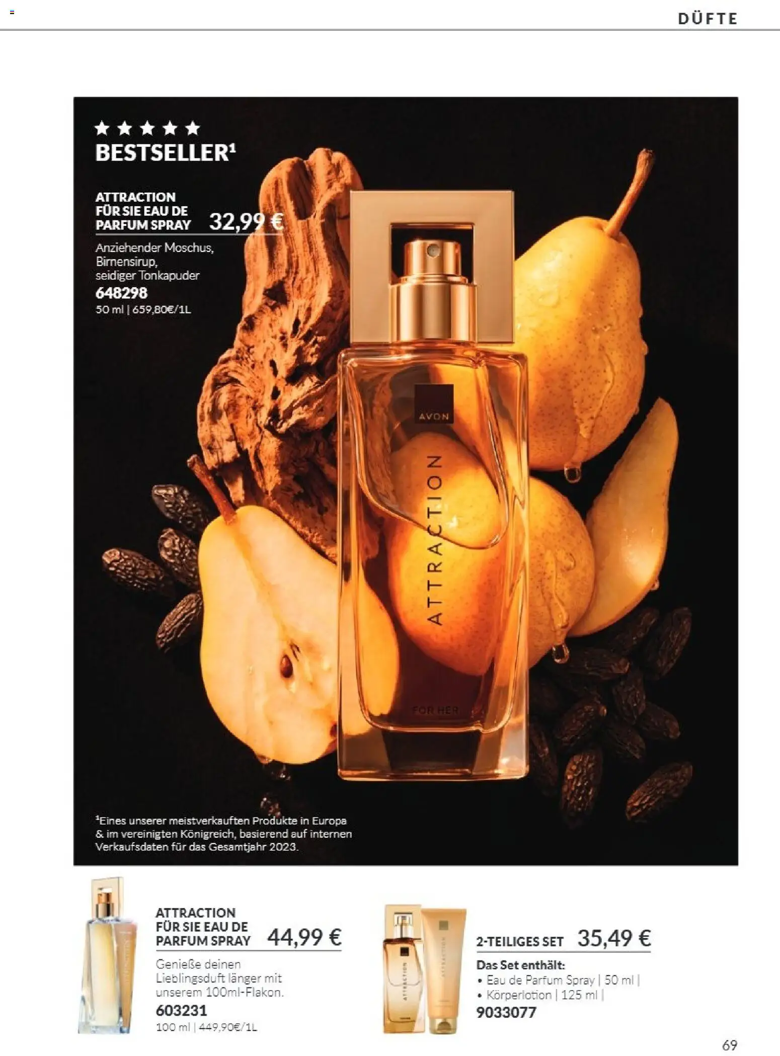 Vorschau von dem Prospekt des Geschäftes Avon, gültig ab dem 01.10.2026 - Parfüm, Eau de Parfum, Körperlotion