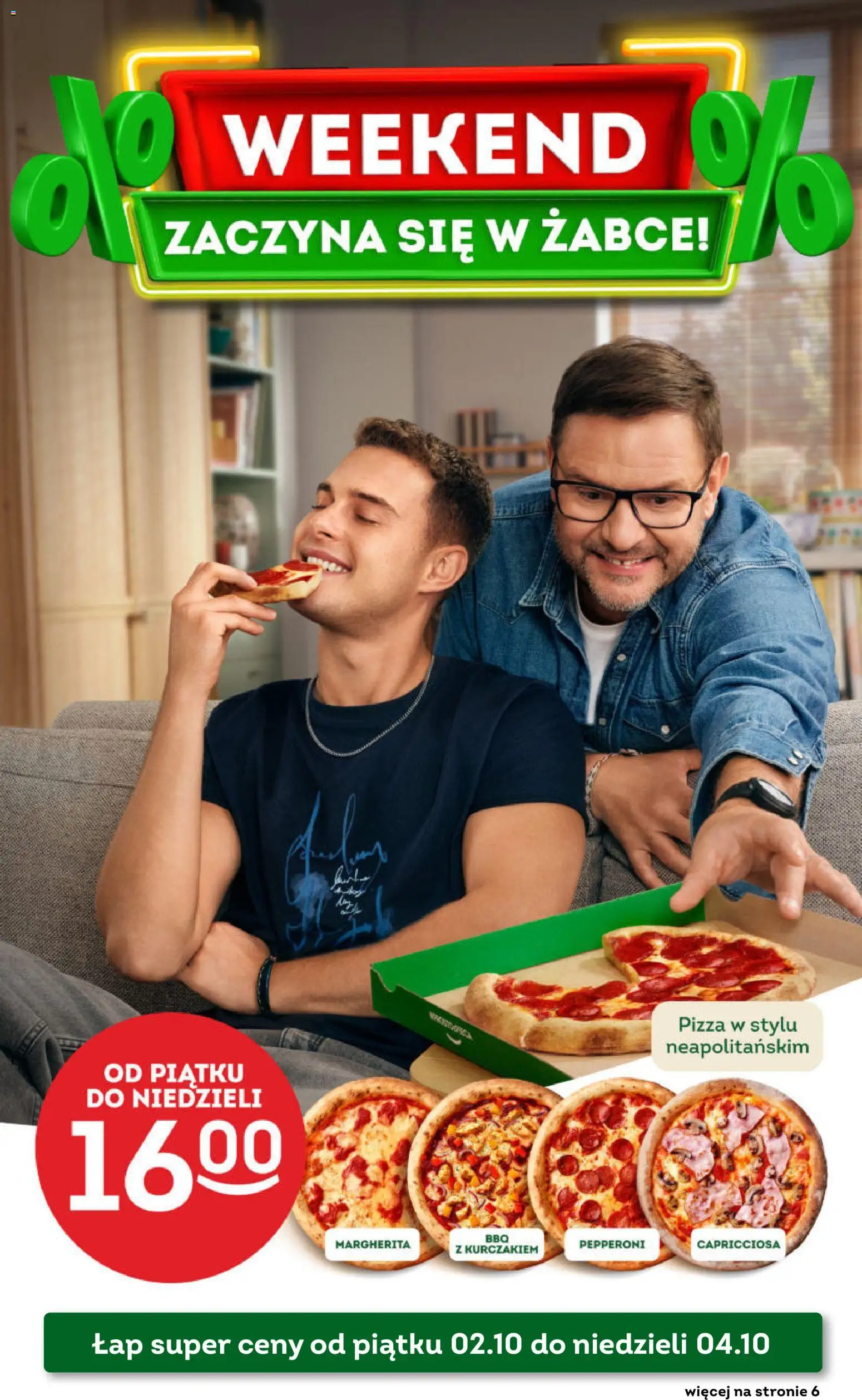 Pogląd gazetki "Żabka gazetka - Weekendowe promocje" ze sklepu Żabka ważnej od 02.10.2026 - Pizza