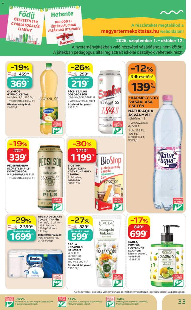 Új Auchan akciós újság 10.01.