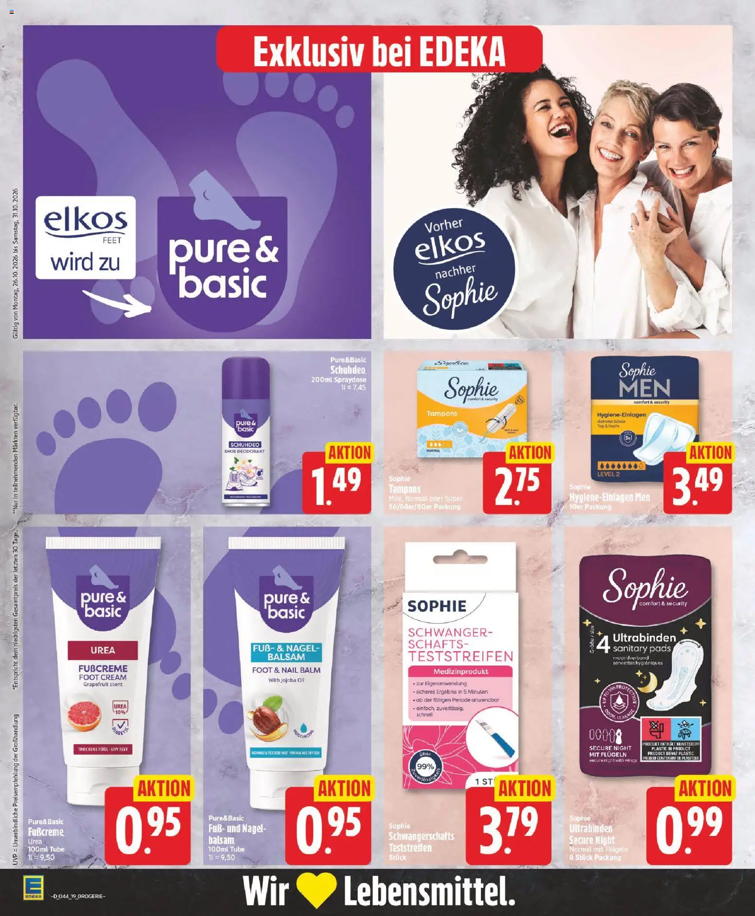 Vorschau von dem Prospekt des Geschäftes Edeka, gültig ab dem 26.10.2026